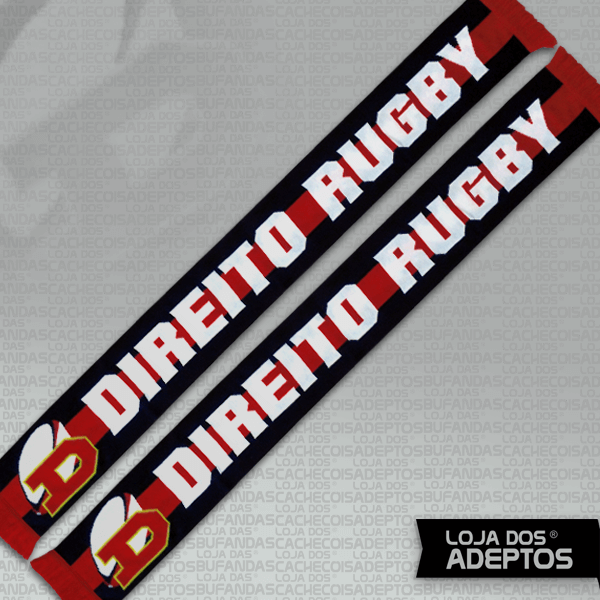 Cachecol Malha-Dupla Direito Rugby